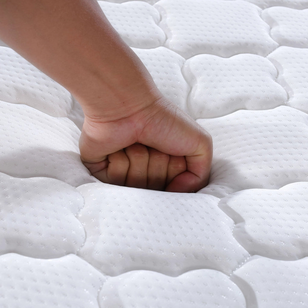 Materasso a molle insacchettate 7 zone con coprimaterasso incluso durezza H3 140x190 cm