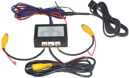 Box di Controllo Video per Autocamera - Ingresso Video In/Out - Interruttore Universale per Veicoli - Risoluzione 720P - Tensione di Funzionamento 9-16V - Adatto per la maggior parte dei veicoli - Camera per Autociclo