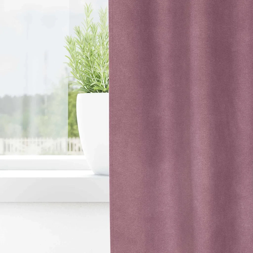Tende oscuranti 2 pcs Rosa scuro 140 x 245 cm Velluto 4107241