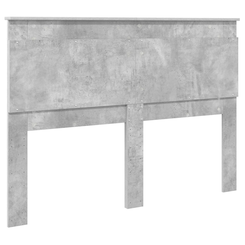 Testiera | Testata con Testiera | Testata Grigio cemento 160 cm Legno multistrato