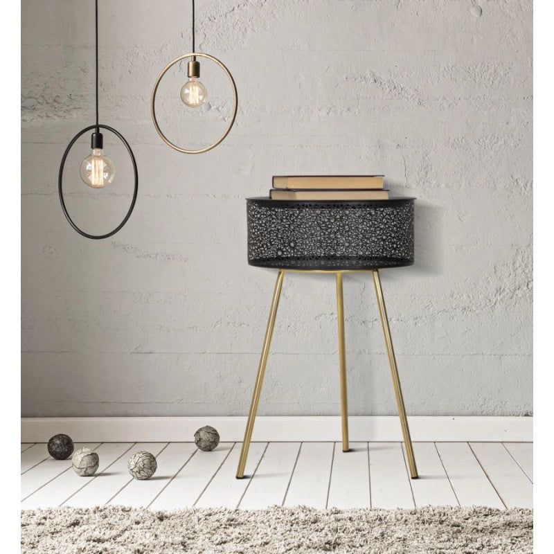 Tavolinetto Blacky cm ø 40x65
