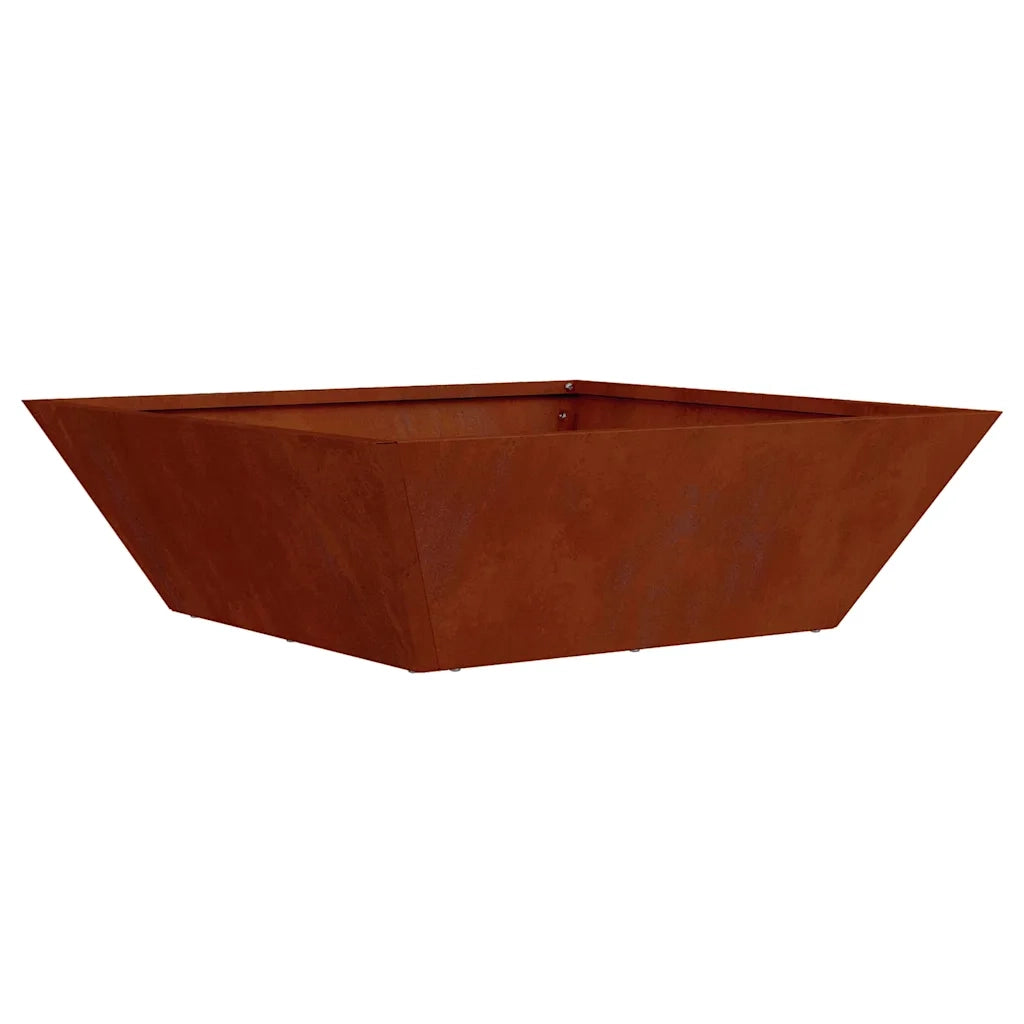 Vaso da giardino Ruggine 50 x 50 x 15 cm 873836