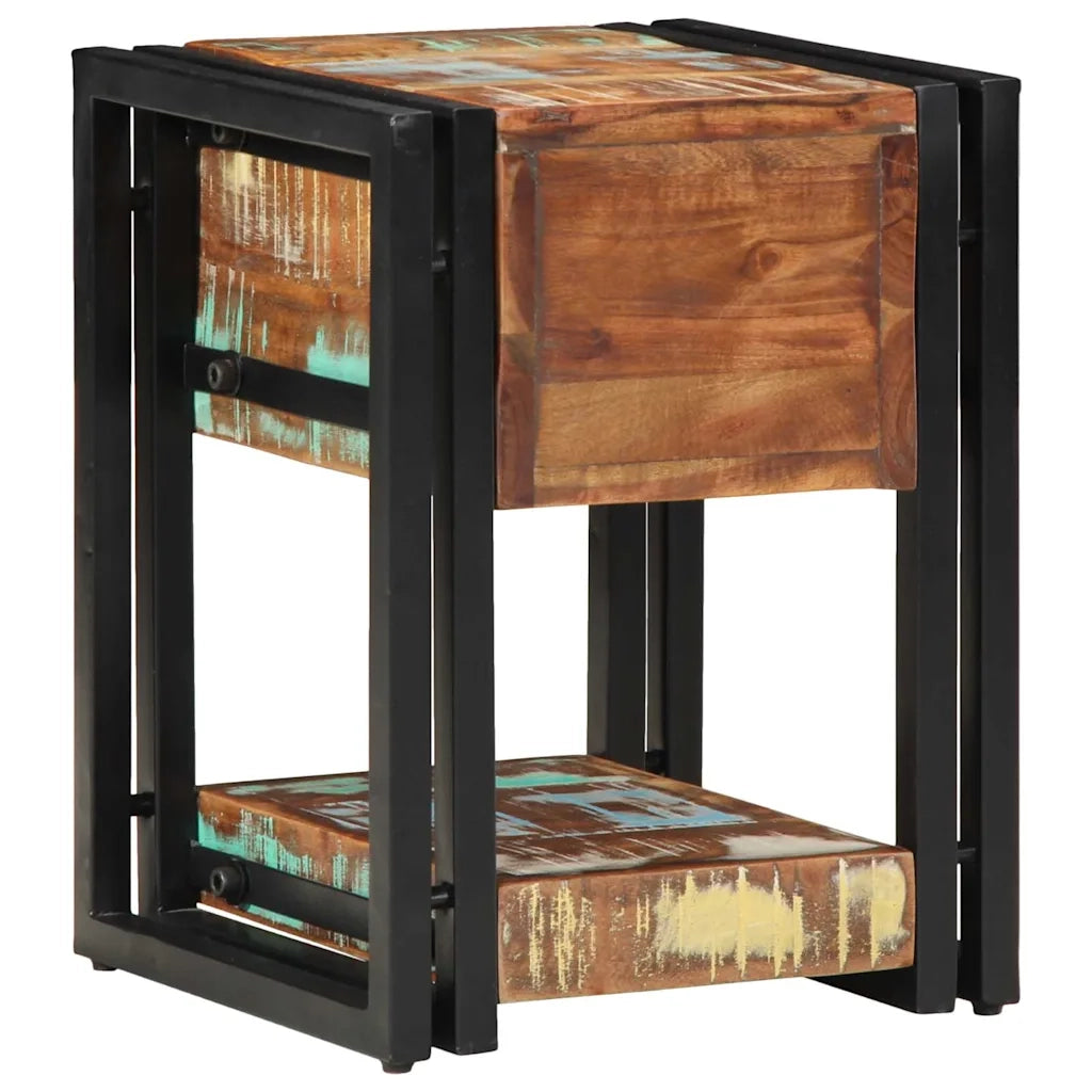 Set di 2 Comodini | Armadio da Notte | Mobiletto da notte con cassetto Multicolore 30 x 30 x 40 cm