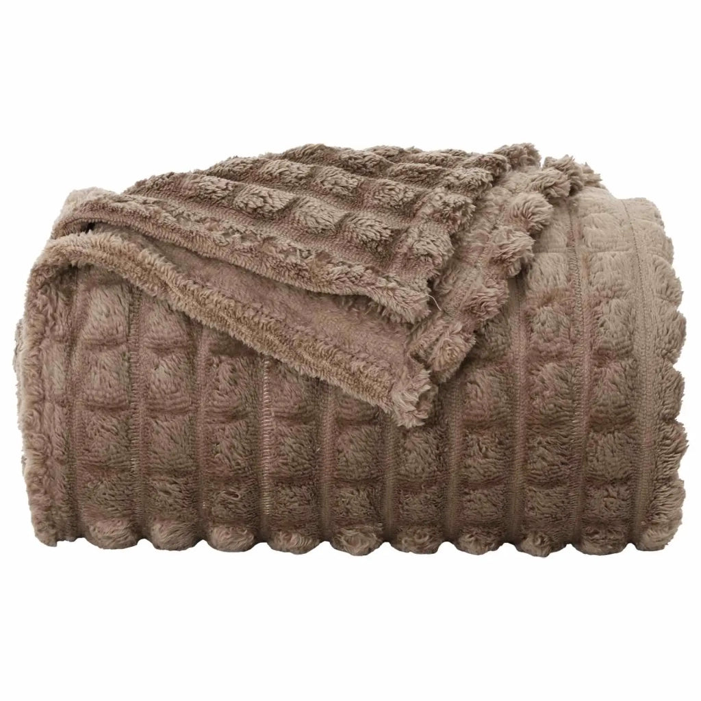 Coperta Cammello 240 x 220 cm Panno 42016915