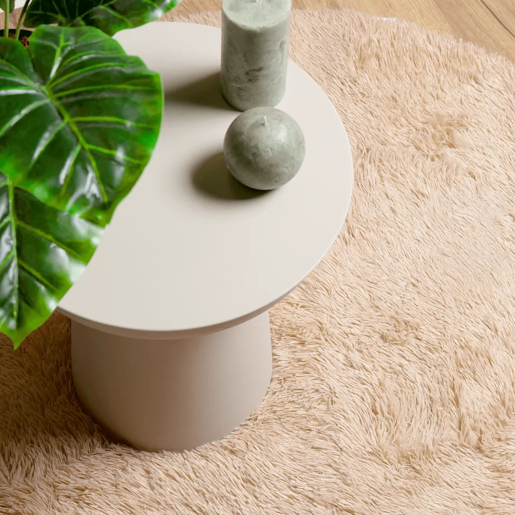 Tappeto del soggiorno | Tappeto Shaggy a Pelo Lungo NAVARRA Beige 300x200 cm poliestere