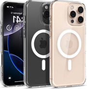 Case Ultra Hybrid MagFit compatibile con accessori MagSafe - Bianco - iPhone 16 Pro Max