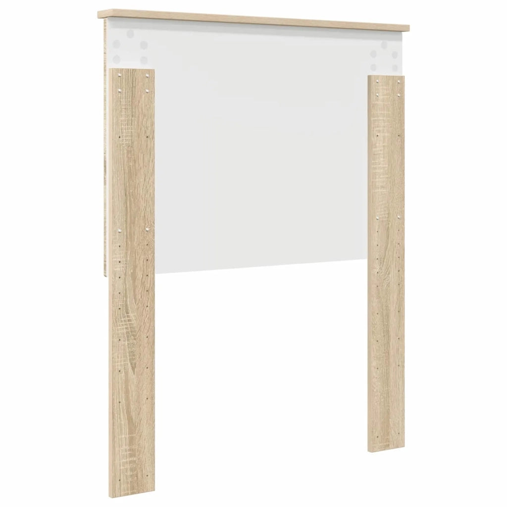 Testiera | Testata con Testiera | Testata Rovere Sonoma 75 cm Legno multistrato