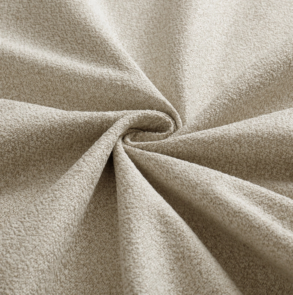 Letto da giorno estraibile con 2 cassetti; USB e Type-C; 180x190 cm; in chenille beige