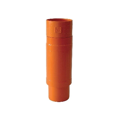 GIUNTO DI RIPARAZIONE 2 PEZZI PVC ARANCIO- Diam. 200- ESCLU- pezzi 1
