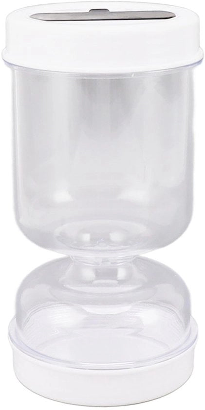 Contenitore per Insalata - Coperchio Aromaterapico - Contenitore per Cibo - Deposito per Verdure e Frutta - Separatore di Liquidi - Facile da Pulire