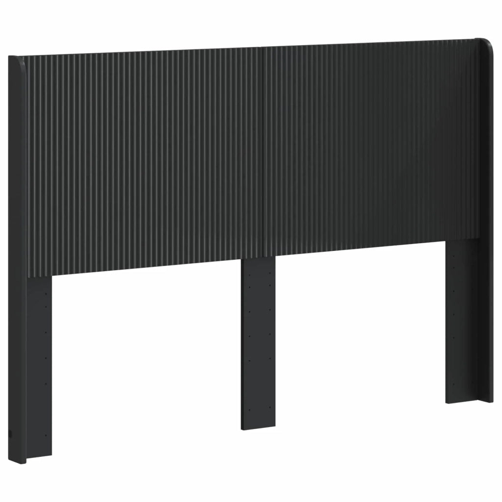 Testiera Letto Nero Legno ingegnerizzato 889586