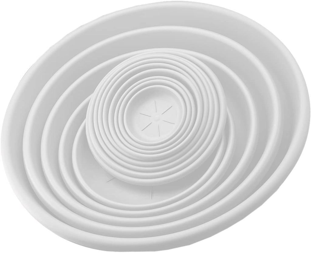 BAMA SOTTOVASO IN PLASTICA ROTONDO 35 CM IN COLORE BIANCO