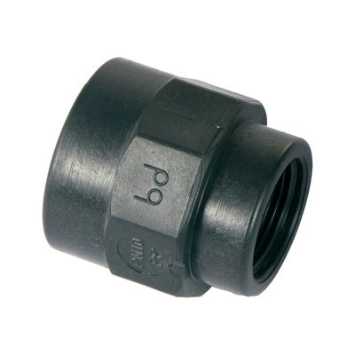 MANICOTTO RIDOTTO IN PP NERO- 3/4X1/2- BUCCH- pezzi 1