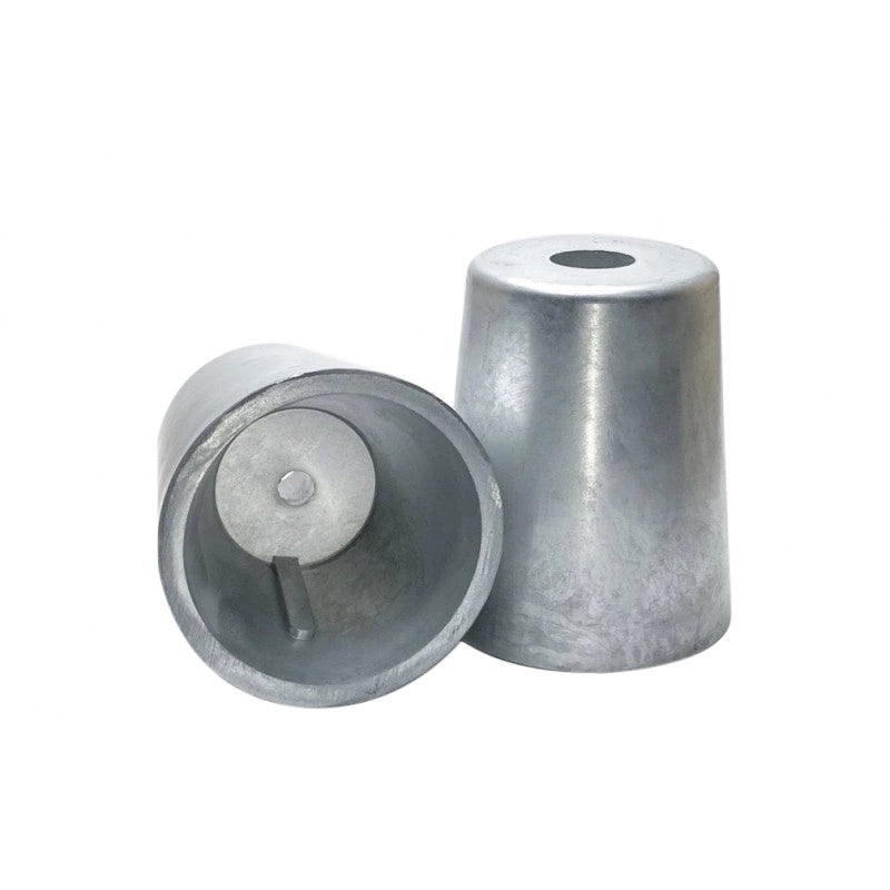 ANODO ZINCO OGIVA CONICA Ø50