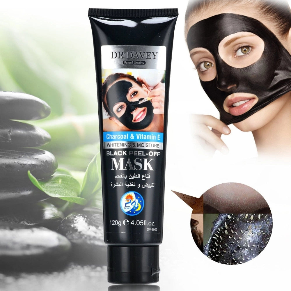Trade Shop - Black Mask 120 Gr Maschera Bellezza Viso Faccia Pulizia Pelle Rimuove Punti Neri -