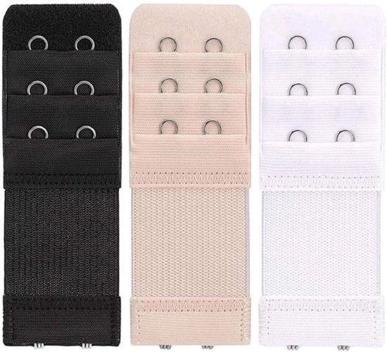 Estensione BH - morbida - confortevole e flessibile - adatta alle donne - nero - bianco - per pelle chiara - reggiseno.