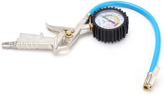 Manometro di Pressione per Gomme 3-in-1 - Pomp per Gomme Auto - Pomp per Gomme Camion - Pomp per Gomme Motocicletta - Raccordo per Gomme - Durevole e Resistentente all'Ossidazione 

Modello: 
Specifica: 3-in-1, Auto, Camion, Motocicletta