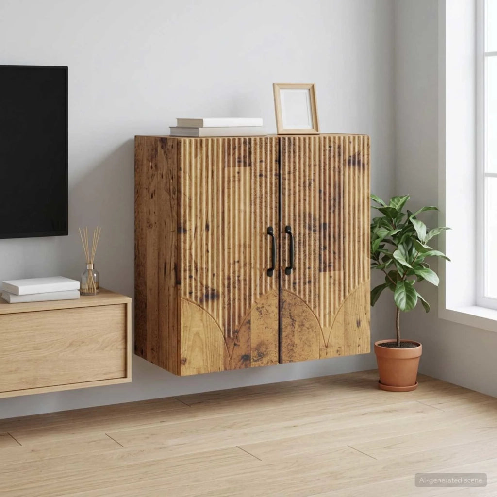 Mobiletto a muro Legno antico 59 x 31 x 60 cm 898923