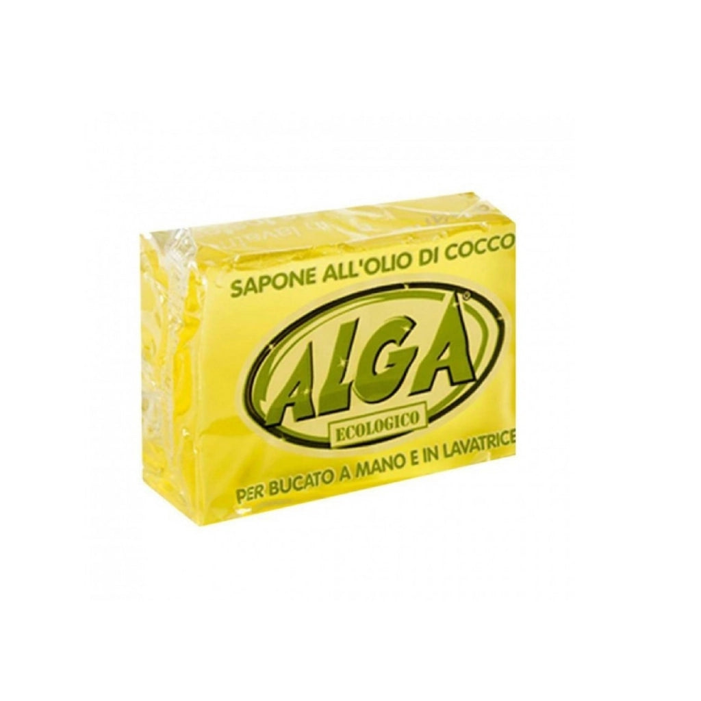 Sapone ecologico ALGA saponetta olio di cocco bucato a mano lavatrice superfici lavabili