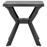 Tavolo da Bistrot Antracite 70x70x72 cm in Plastica 48801