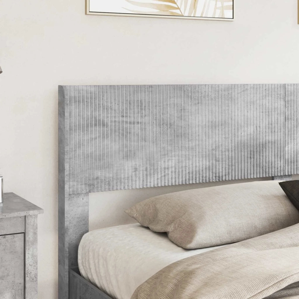 Struttura del letto con stoccaggio e testata Grigio Cemento 3414278