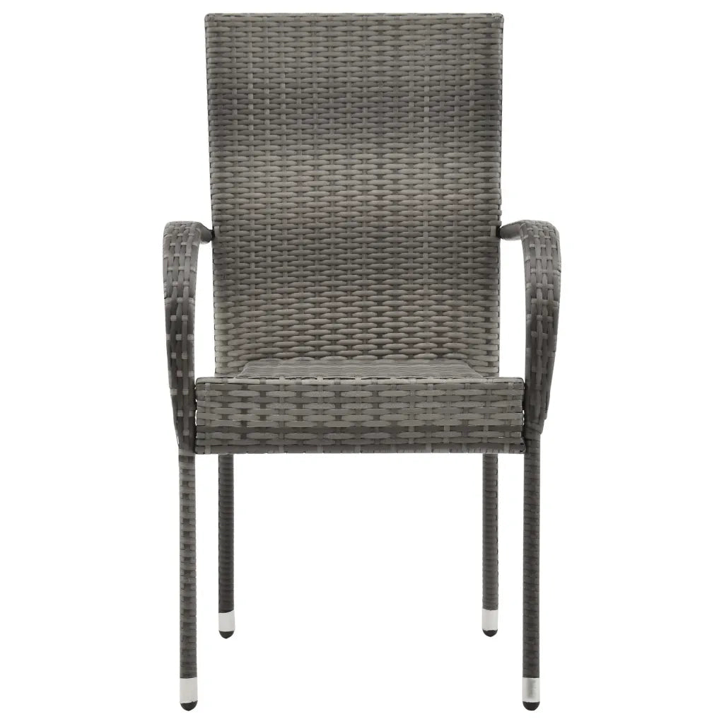 Set Mobili da Pranzo per Giardino 3 pz Grigio 3072477