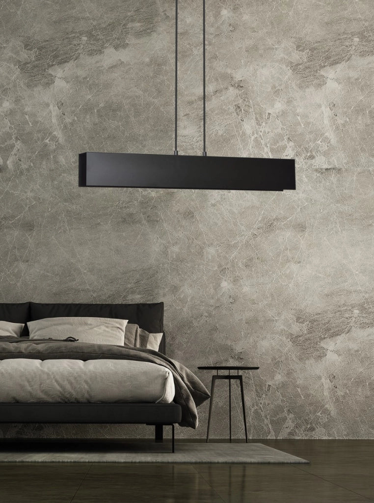 Lampada a sospensione Emibig Gentor nera 3xE27 100cm