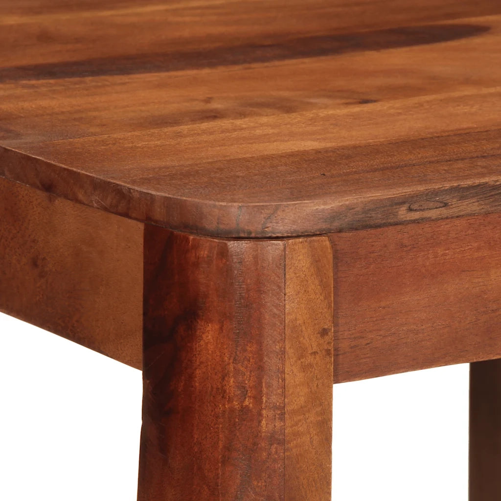 Tavolo da Bar 60x60x107 cm in Legno Massello di Acacia