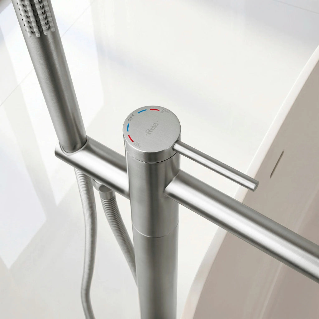 Rubinetto Indipendente Rea Clif Brush Nickel