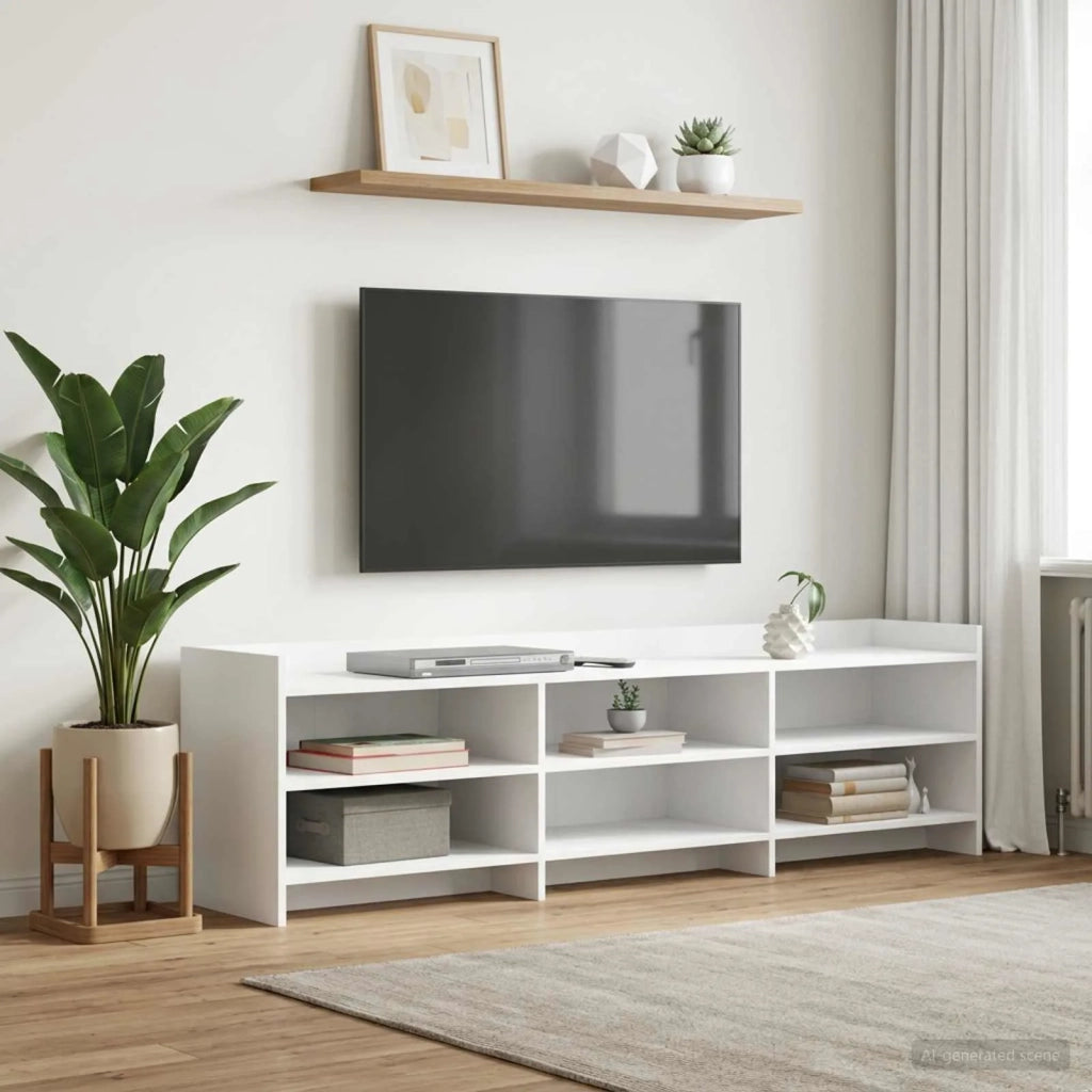Mobile TV 168 x 33 x 47 cm Bianco Legno ingegnerizzato 8011235