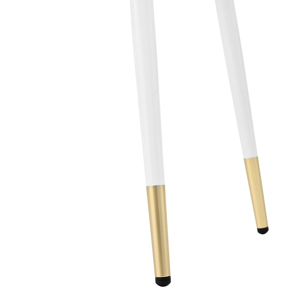 Tavolo da trucco 100x40x125 cm con specchio LED a tre colori; 4 cassetti; pannello truciolare bianco