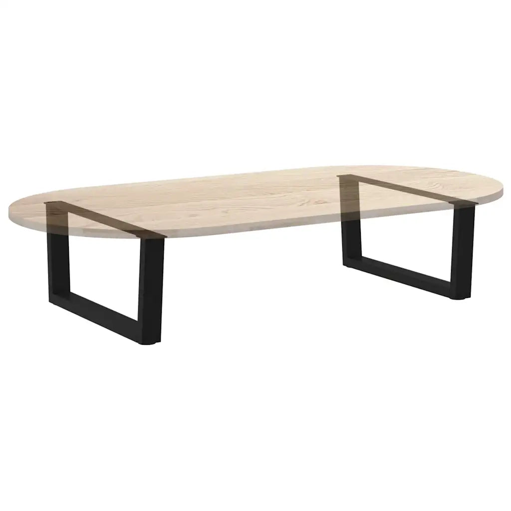 Gambe per Tavolino da Caffè a Forma di V 2 pz Nere 70x(30-31,3) cm Acciaio 4012616
