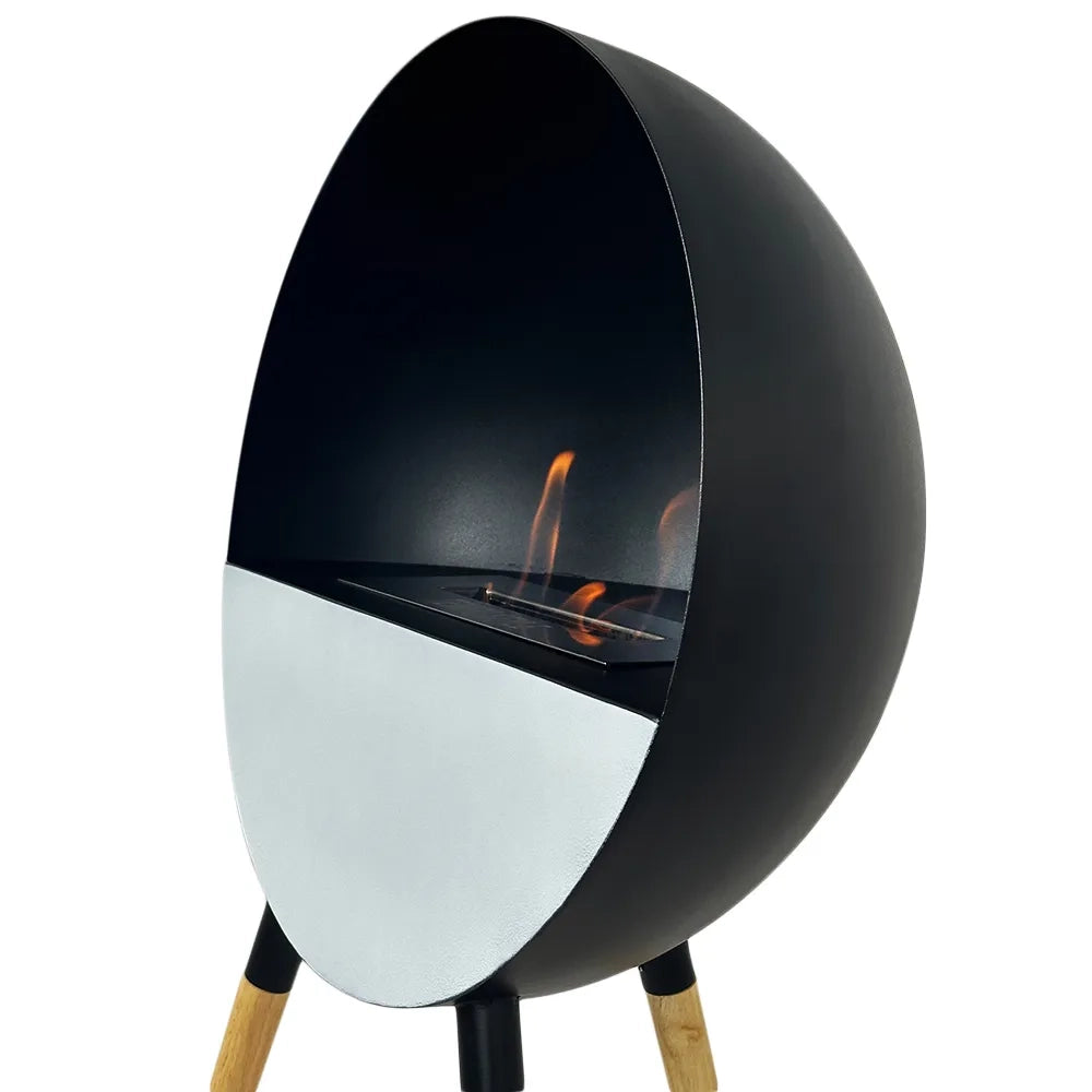 Biocamino JUPITER - Nero/Legno Rovere
