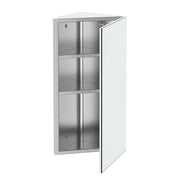 Armadietto Angolare Bagno con Specchio e Ripiani ¨C Zephmum ¨C Bianco 60x30x18.4cm
