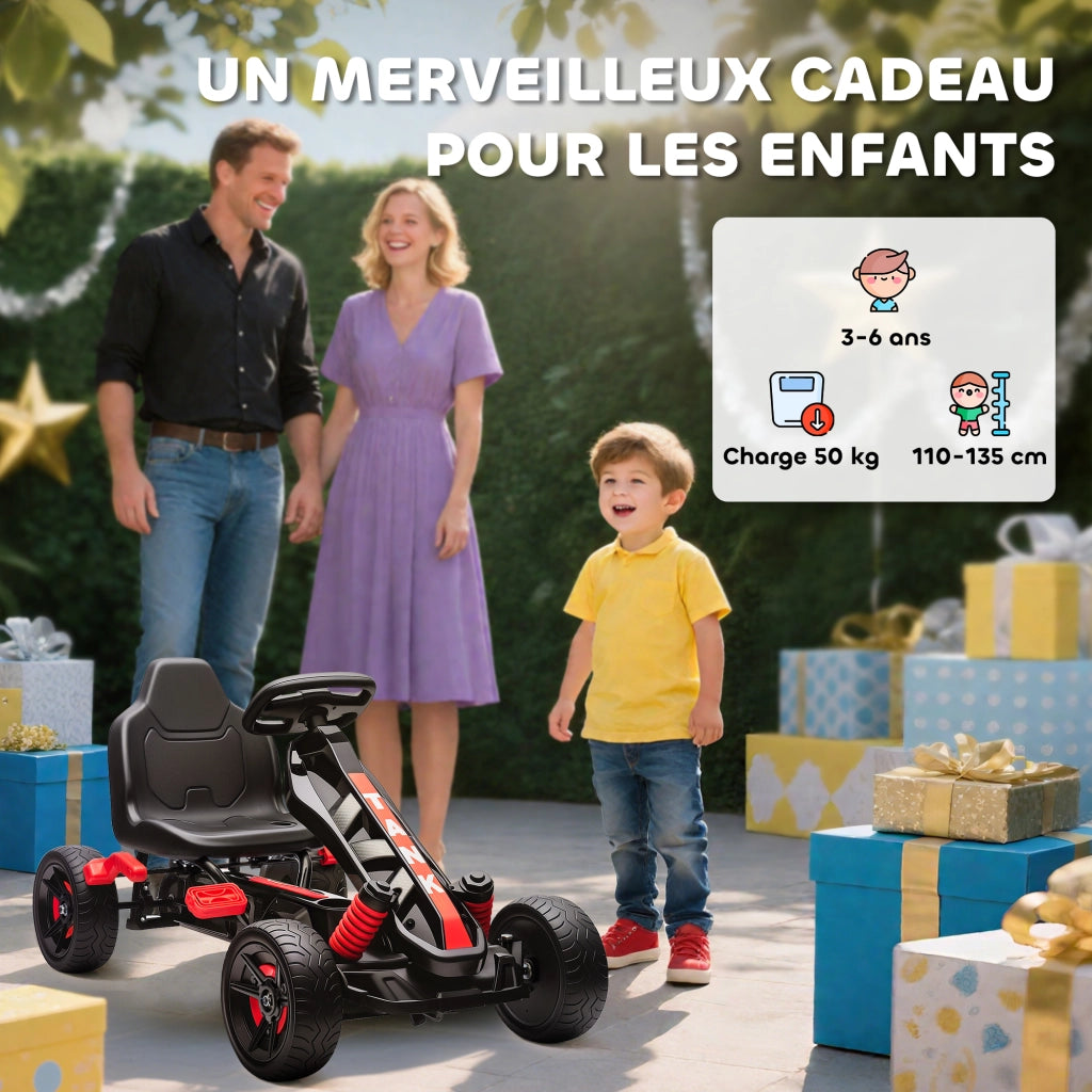 Kart a Pedali per Bambini ¨C zephmum ¨C Rosso