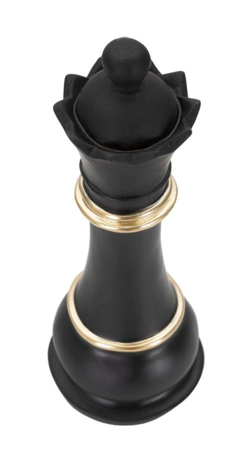 Scultura Regina degli Scacchi Decorativa in Resina - CHESS