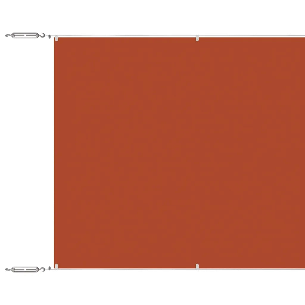 Paravento Verticale Terracotta 180x600 cm in Tessuto Oxford 148370