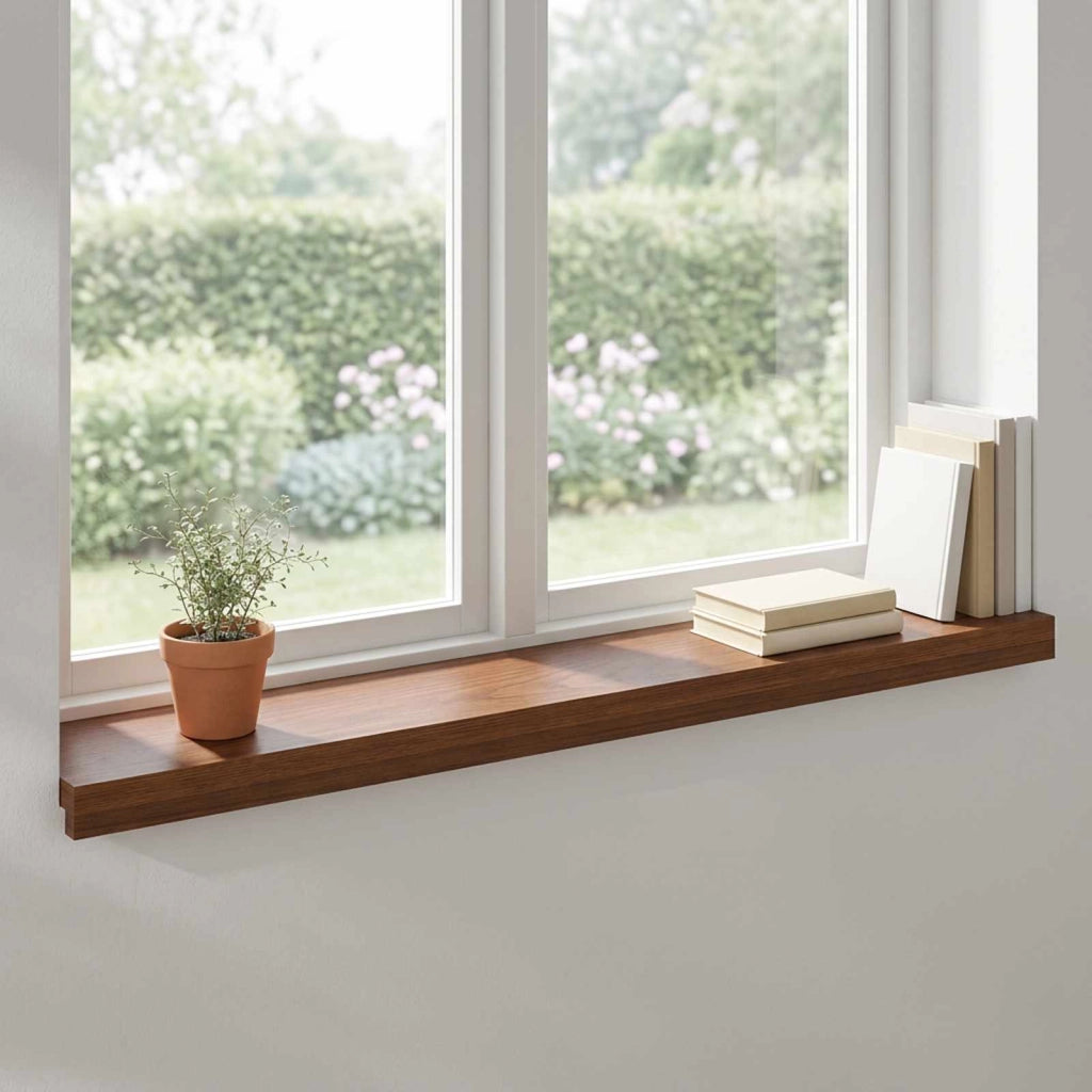 Soglie per finestre 2 pz Marrone Scuro 100 x 15 x 2 cm 42050011