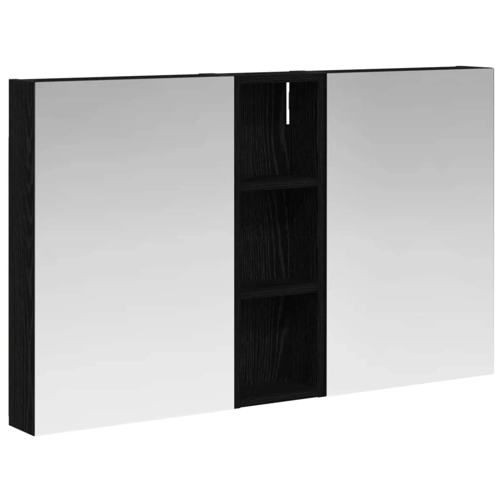 Set di Armadi da Bagno con porta 3 pcs 100 x 10,5 x 60,5 cm 3403697