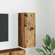 Mobile TV da parete Legno vecchio 30 x 31 x 80 cm 892305