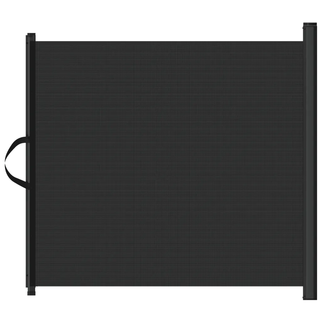 Cancelletto Retrattile per Animali Domestici Nero 117,5x125 cm 4004133