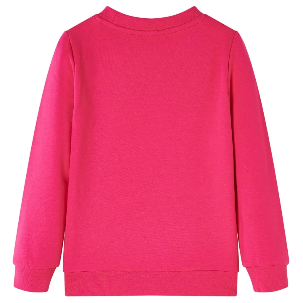Felpa da Bambina Fucsia 116 13751