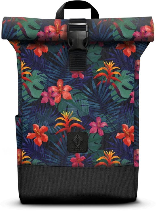 Borsa per Donna e Uomo | Per Bicicletta, Tempo Libero, Università e Lavoro | Comoda e Sostenibile | Fiori Tropicali
