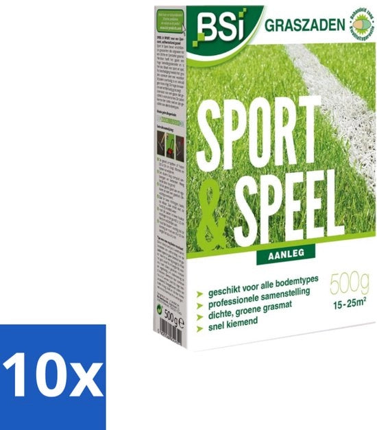 Sostituzione Erba Sportiva - 500 g - Confezione in Bulk - 10 pezzi