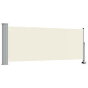 Tenda da Sole | Tenda parasole Laterale Retrattile 100 x 300 cm Crema