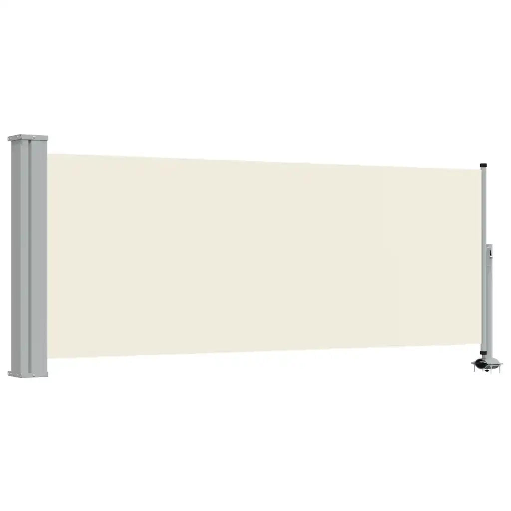 Tenda da Sole | Tenda parasole Laterale Retrattile 100 x 300 cm Crema