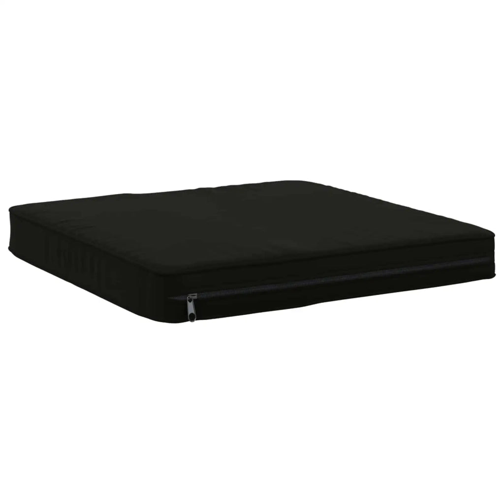 Cuscini per Sedia in 4 Pezzi VUGHT 4 pcs 100% Poliestere Nero 946253