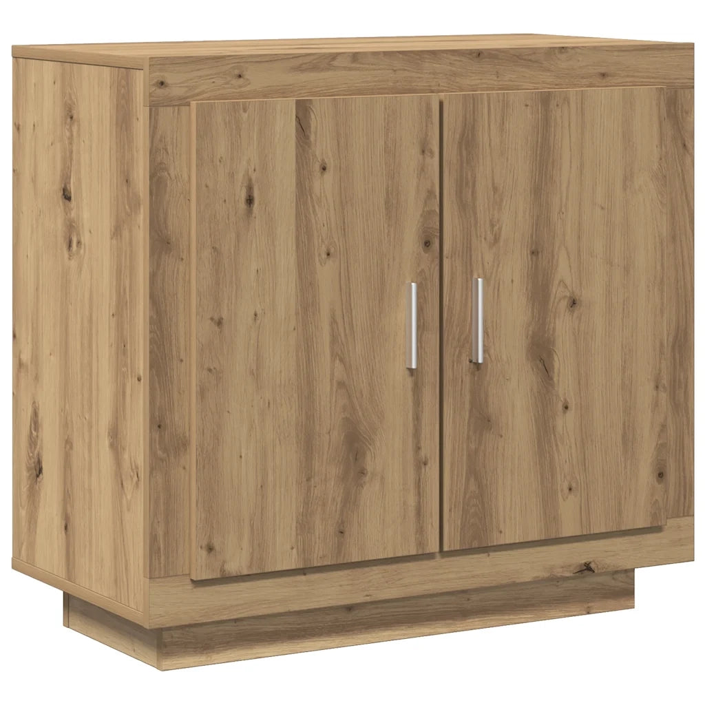 Credenza | Madia | Buffet da pranzo | Armadio da pranzo Rovere Artigianale 80x40x75 cm in Legno Multistrato