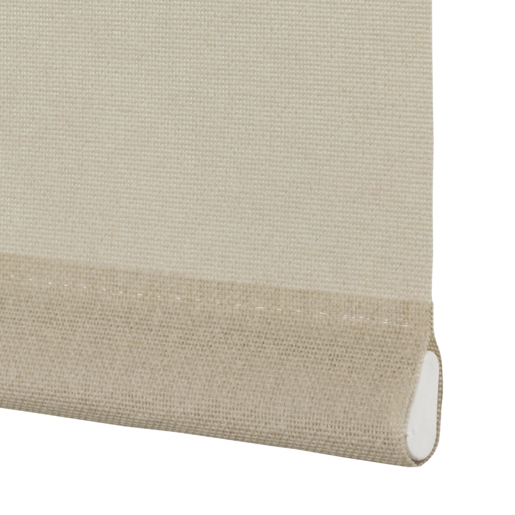 VIEWTEX Tenda a rullo traslucida Cotone (Cotone riciclato) Beige 165 X 250cm - Made in Europe - 5 anni di garanzia