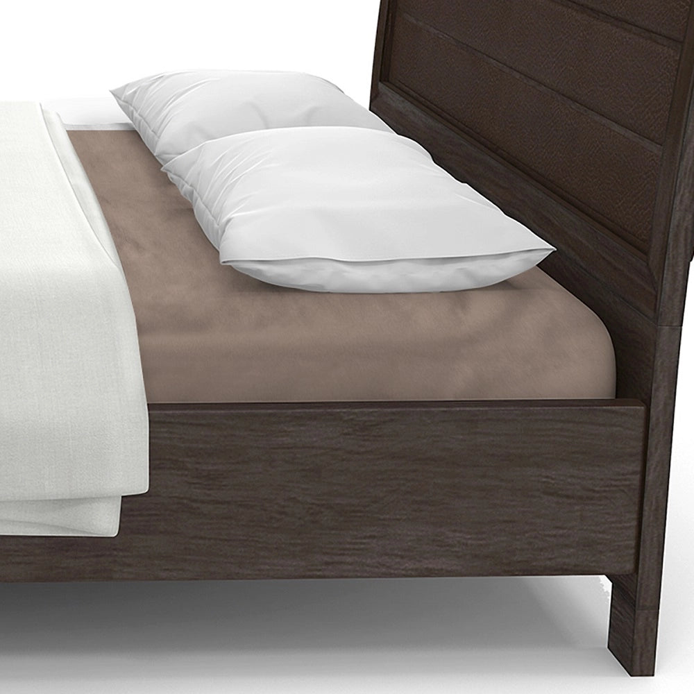 Lenzuolo letto sotto con angoli 100% puro cotone Made in Italy tinta unita Terra - 1 Piazza e mezza
